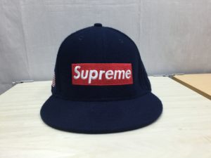 Supreme × New Era クリーニング事例 アフター